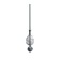 The feeder is twisted with an anti -splash, straight, 15 cm, 31 g