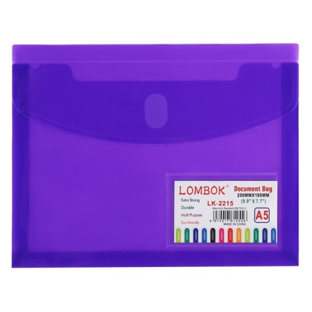 Folder-convert on Velcro A5, 180 MKR, with extension, pocket for business cards, mix-6