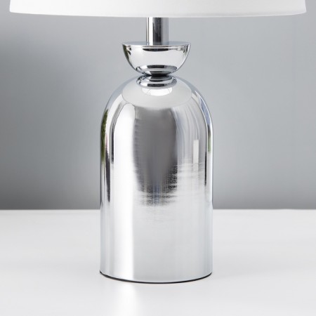 Traffic lamp with lampshade Risalux "Joel", E27, 40 W, chrome, 25 × 25 × 42.5 cm-5