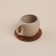 Ceramic circle SL Home "Stone Forest", 220 ml, on a wooden stand, D = 12 cm