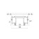 Intruder (profile) for embedding a single -phase track in the tension ceiling Novotech, 40.71x2000x69.8 mm, black color