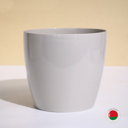 Flower pot, d = 21 cm, 5.2 l, plastic, beige-4