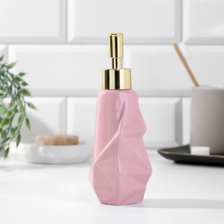 Dispenser for liquid soap "Pink", 250 ml.-1