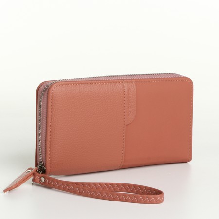 Women's wallet with lightning, pink color