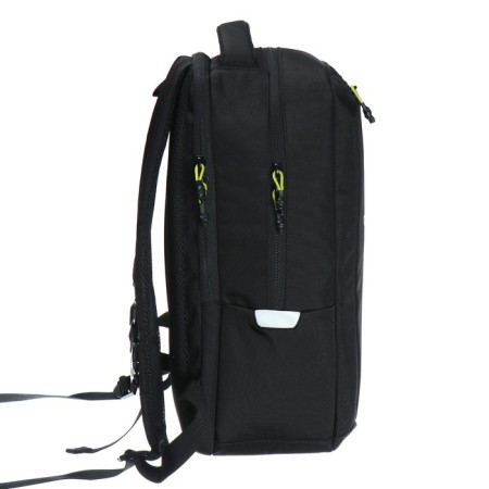 Youth backpack 41.5 x 29 x 18 cm, Grizzly, ergonomic back, laptop compartment, black-3