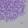 Beads for creativity Plastic "Rhombus Crystal Golography Lilac" Set 20 grams 0.4x0.4 cm