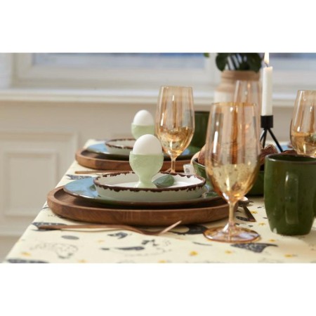 Easter tablecloth, shares of CHICKEN FARM 220x144 cm, 100% cotton, 164 g/m2-7