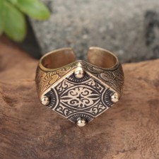 Military ring ring, brass