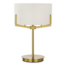 TECAL EVOLUCE lamp. Sle3010-304-02. Linton. 2x60 watts, E27, 33x33x48.8 cm, brass color