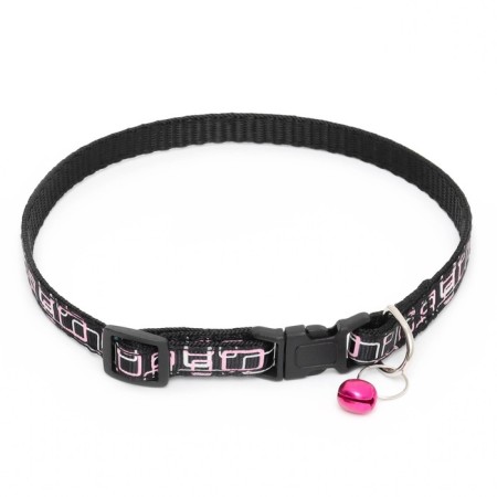 The two -layer collar with the Fastex "Squares", 30 x 1 cm, black-1