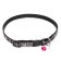 The two -layer collar with the Fastex "Squares", 30 x 1 cm, black