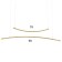 Lamp Bayerlux "Intens" LED 30W 3000k gold 90x25-125 cm