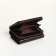Women's wallet with lightning, brown color