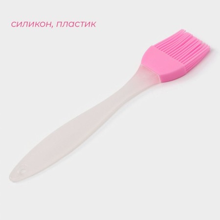 Brush of the Dolyana "Phobos", 19.5 × 4 cm, pink color-1