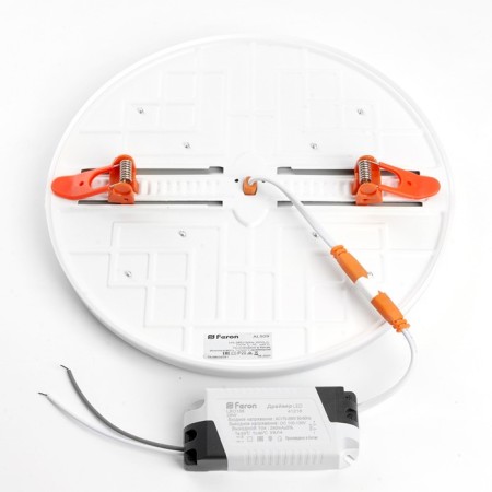 The built -in LED LED Feron AL509, IP20, LED, 26 W, 225x225x20 mm, white color-1
