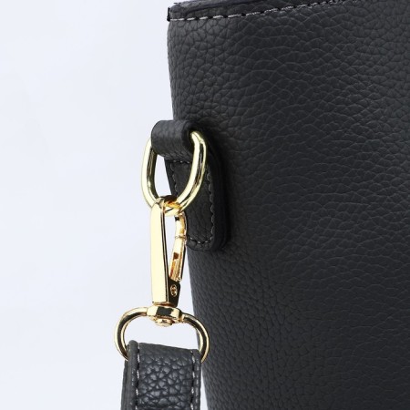 Zipper bag with zipper, gray color-3