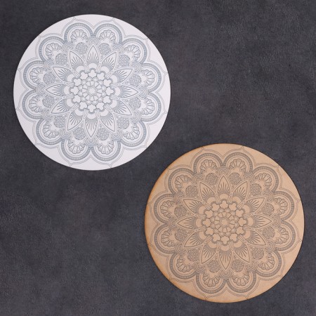Mandala for coloring "Paints of Happiness", D = 27cm-1