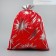 Bag gift plush "Polar star", embossing, 30 x 40 cm +/- 1.5 cm, new year