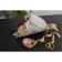Satin tape, 25 mm × 23 ± 1 m, color cream-brown No. 155