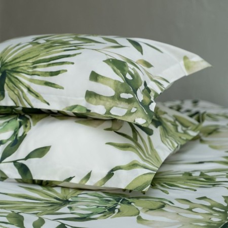 Set of pillowcases "Fugu", size 70x70 cm, green color, 2 pcs-1