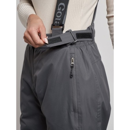 Semi -combinezone female ski insulated, size 44, gray color-9