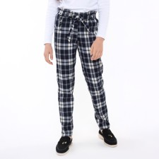 School pants for girls, dark blue color, height 152 cm