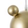 Bayerlux lamp "Barney" E27 40W gold 20x20x20-120cm