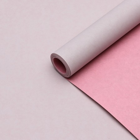 Paper packaging craft, bilateral, vanilla pink 0.68 x 10 m