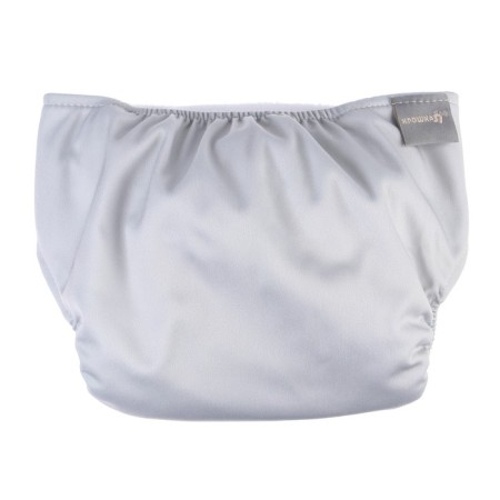 Reusable diaper, fleece, color is light gray-6