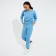 Women's costume (sweatshirt, trousers) minku: Casual Collection Blue color, size 42