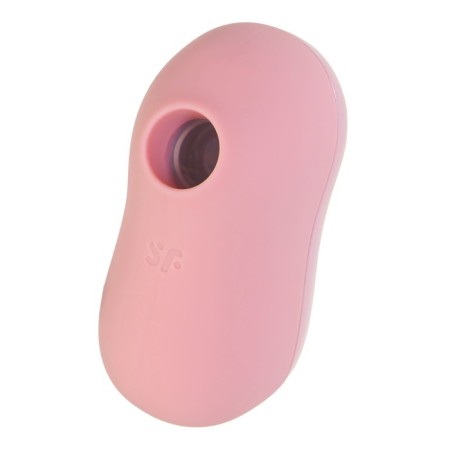 Vacuum-wave contactless stimulator of the Satiffyer Cotton Candy clitoris, silicone, pink color-17