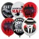 Shar Latex 12 "" Gangster party "Assorted, set 25 pcs.
