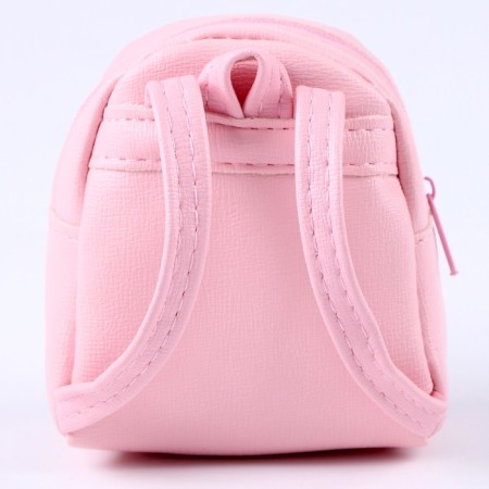 Bag for the doll "Cute rabbit", pink color-3