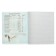 Subject note Calligrata "3D", 48 sheets in a cell of physics, with reference material, covered cardboard, block No. 2, whiteness 75% (gray sheets)