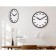 Watching clock, interior "classics", silent, d-30 cm, aa