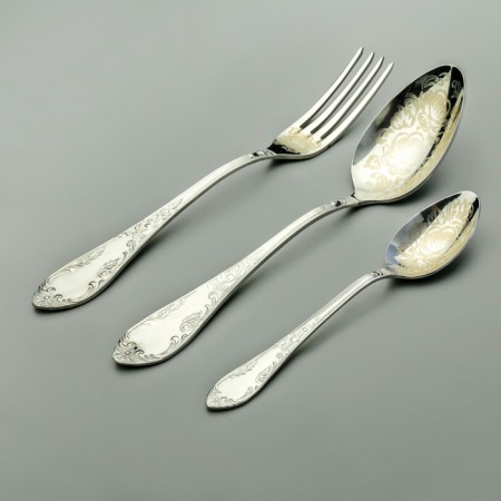 Set of cutlery "Ambassador", 18 items, art painting