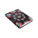 A notebook on rings A5 120 sheets in the Lorex "Neon. The Illusory Things" cage, with a change of block, a plastic cover, with stickers