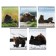 A notebook of 96 sheets in a cage, Erichkrause "Bears", glossy lamination, whiteness 100%, mix