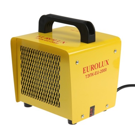 Thermal gun EuroLoux TEPK-EU-2000, Electric, 220 V, 25/1000/2000 W, ceramics