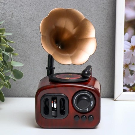 Musical Mechanical Mechanical "Gramophone" 17x9.5x9.5 cm