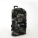 Tourist backpack on lightning, with an increase, 4 outer pockets, green color