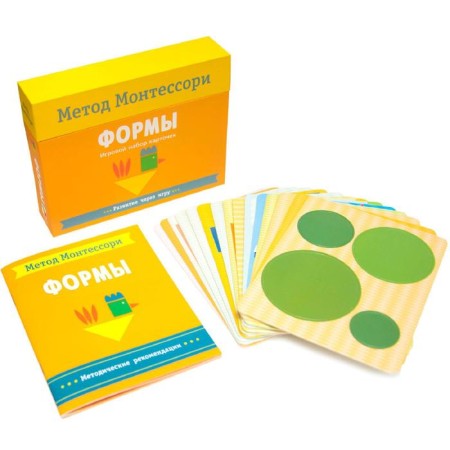 Montescorori method. Development through the game. Forms. Game set of cards, Piroddy K.-1