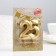 Candle in the cake jubilee "line", number 25, gold metallic, 6.5 cm