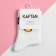 Women's socks kaftan "fire" p. 36-39 (23-25 ​​cm), white