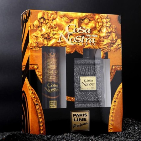 Gift set for men: toilet water COSA NOSTRA+deodorant-3
