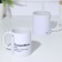 Name mug, sublimation "irritated", with application