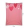 Decorative panel with photo printing "Decoration of hearts", vertical, size 150x200 cm