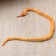 Soft toy "Snake", 30 cm, orange color, yellow