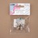 Legs for the bottom of the bag, 15 × 7 mm, 4 pcs, silver color