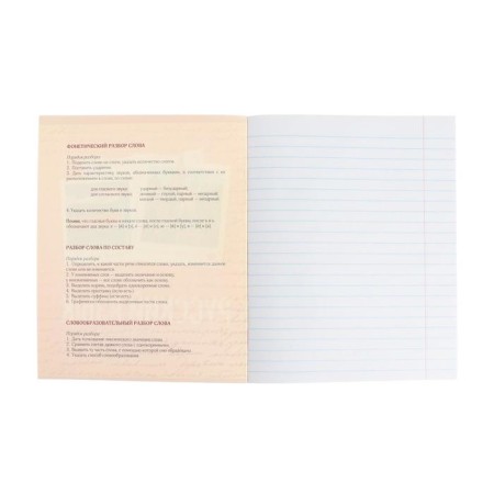 Subject subject calligrata "photo", 48 sheets in the line, Russian, with reference material, cover coated cardboard, block offset-1
